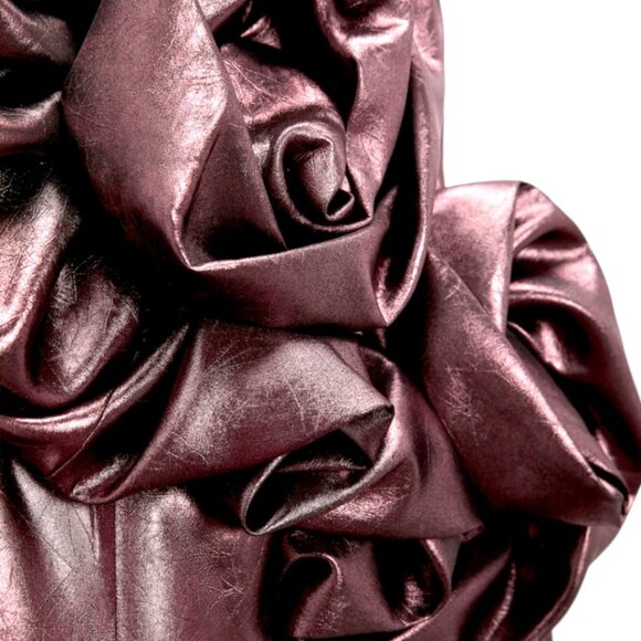 NWT ZARA METALLIC BRONZE ROSE GLAM MINI DRESS GORGEOUS BODYCON COCKTAILS MEDIUM - Picture 10 of 10